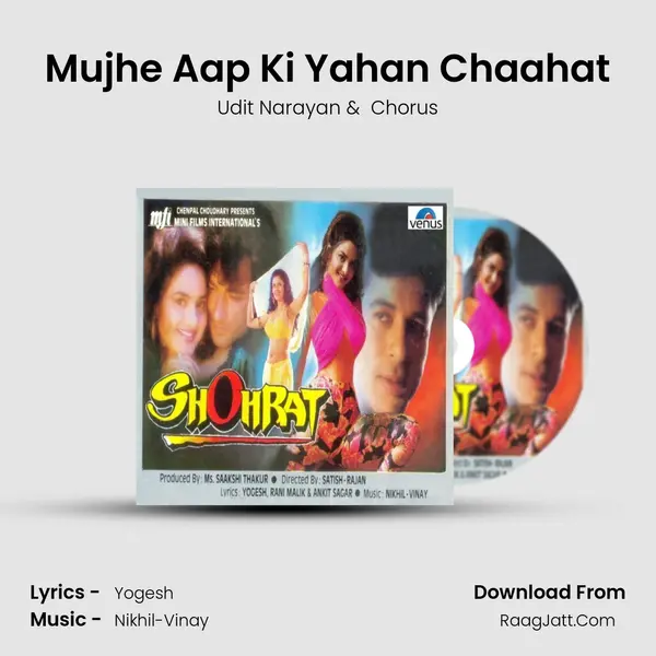 Mujhe Aap Ki Yahan Chaahat MP3 Song by Udit Narayan Cover