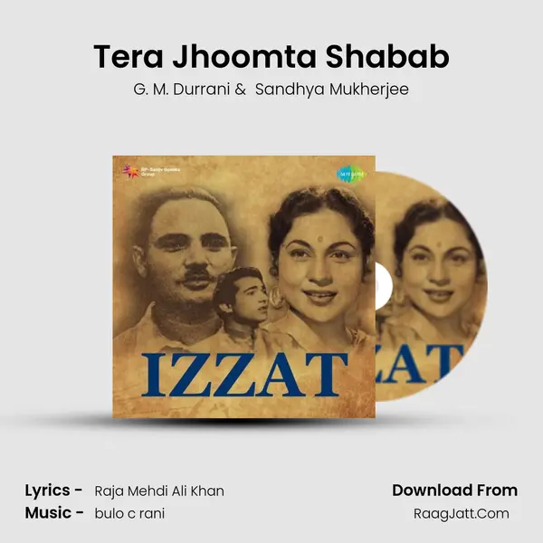 Tera Jhoomta Shabab MP3 Song by G. M. Durrani Cover
