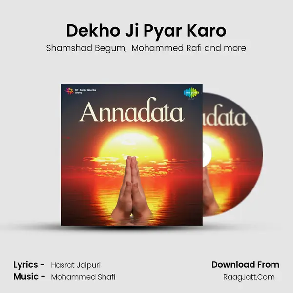 Dekho Ji Pyar Karo MP3 Song by Shamshad Begum Cover