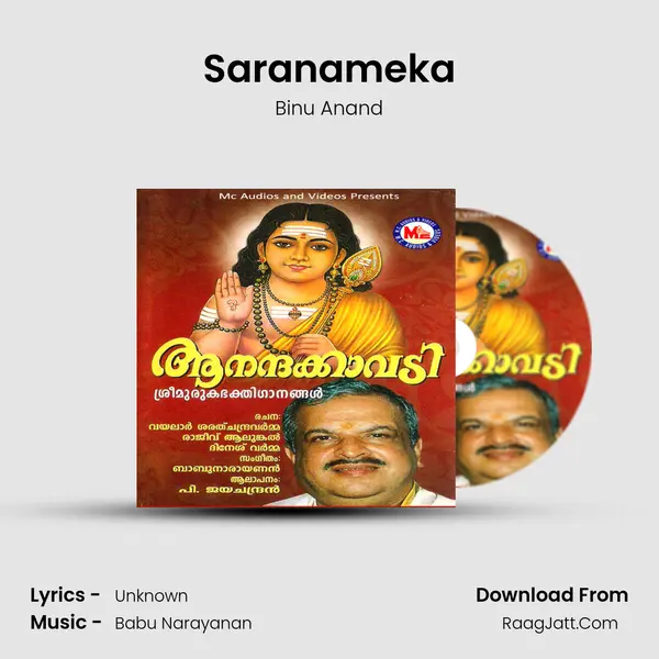 Saranameka MP3 Song by Binu Anand Cover