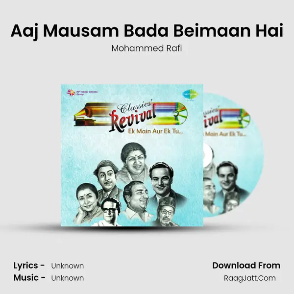 Aaj Mausam Bada Beimaan Hai Cover