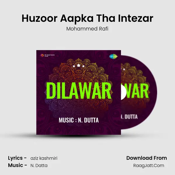Huzoor Aapka Tha Intezar MP3 Song by Mohammed Rafi Cover