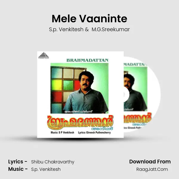 Mele Vaaninte MP3 Song by S.p. Venkitesh Cover