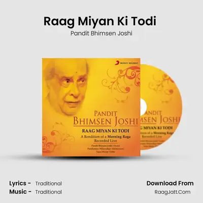 Raag Miyan Ki Todi (Live) MP3 Song by Pandit Bhimsen Joshi Cover