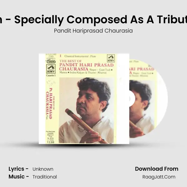 Gat - Indira Kalyan - Specially Composed As A Tribute To Indira Gandhi MP3 Song by Pandit Hariprasad Chaurasia Cover