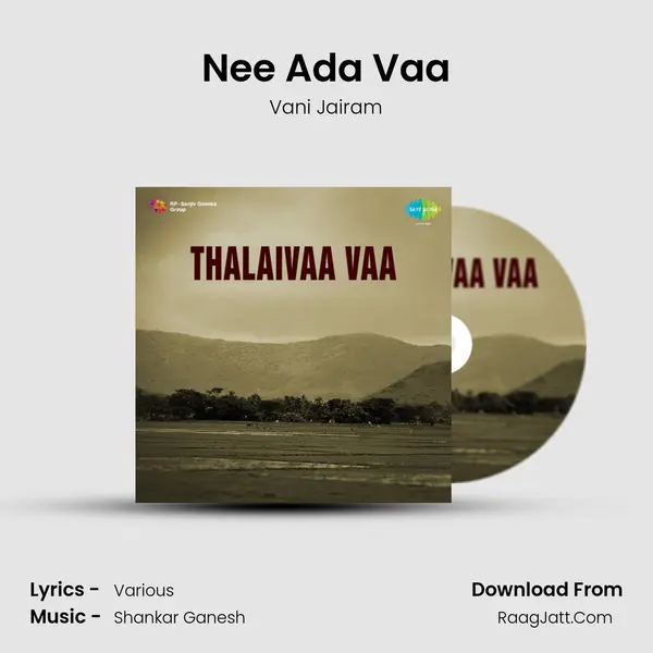 Nee Ada Vaa MP3 Song by Vani Jairam Cover