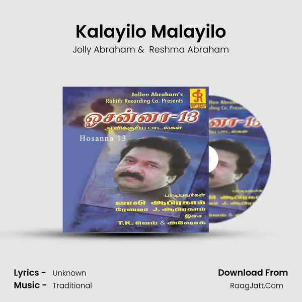 Kalayilo Malayilo MP3 Song by Jolly Abraham Cover