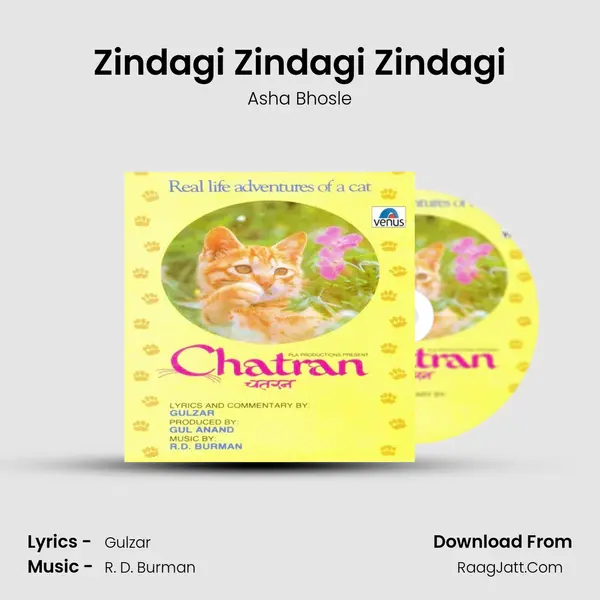 Zindagi Zindagi Zindagi MP3 Song by Asha Bhosle Cover