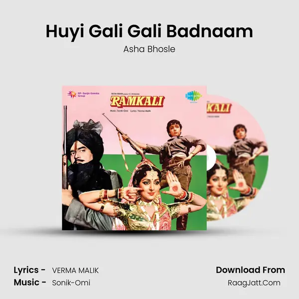 Huyi Gali Gali Badnaam MP3 Song by Asha Bhosle Cover
