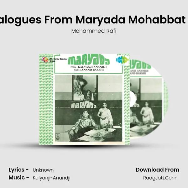 Memorable Dialogues From Maryada Mohabbat Ke Suhane Din MP3 Song by Mohammed Rafi Cover