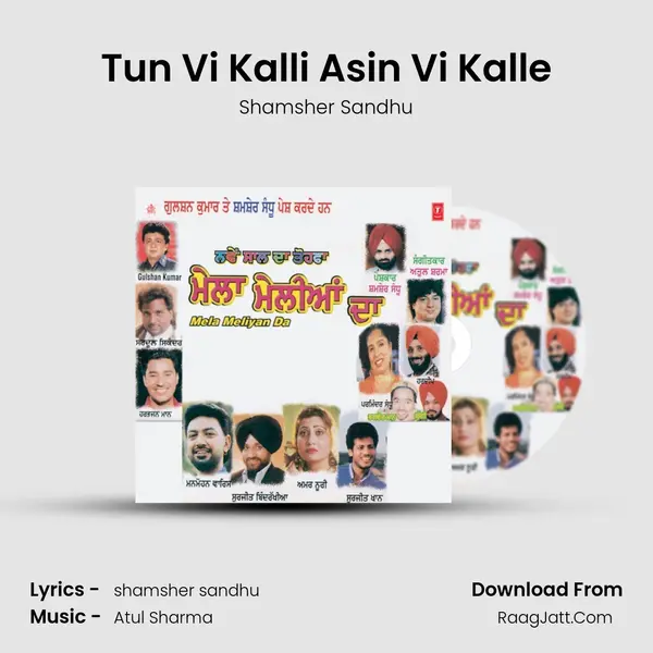Tun Vi Kalli Asin Vi Kalle MP3 Song by Shamsher Sandhu Cover