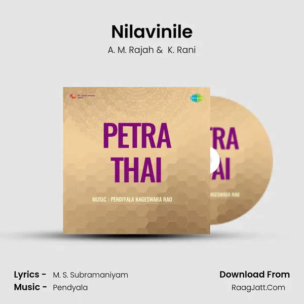 Nilavinile MP3 Song by A. M. Rajah Cover