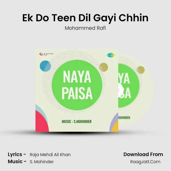 Ek Do Teen Dil Gayi Chhin MP3 Song by Mohammed Rafi Cover