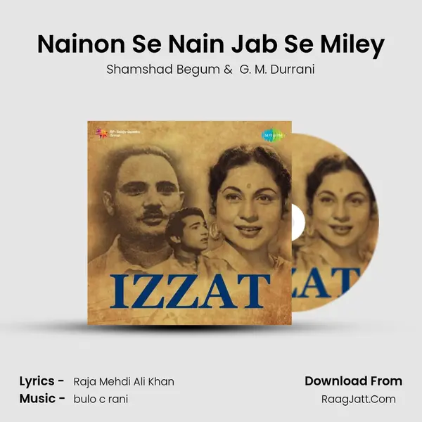 Nainon Se Nain Jab Se Miley MP3 Song by Shamshad Begum Cover