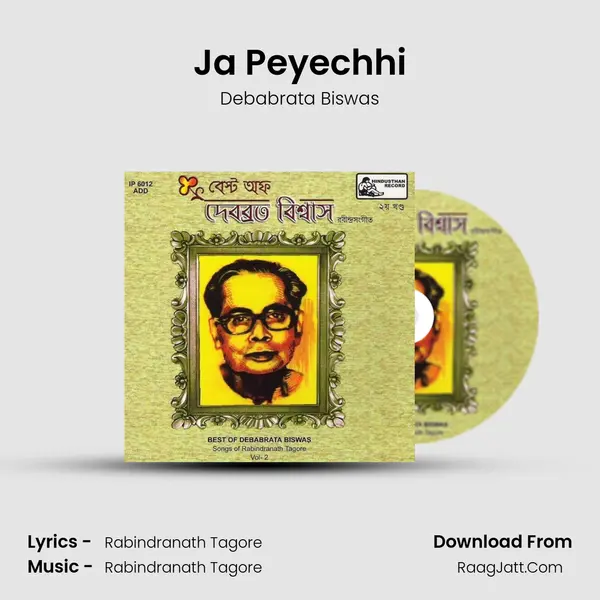 Ja Peyechhi MP3 Song by Debabrata Biswas Cover