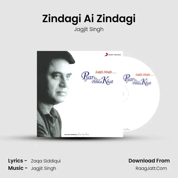 Zindagi Ai Zindagi MP3 Song by Jagjit Singh Cover