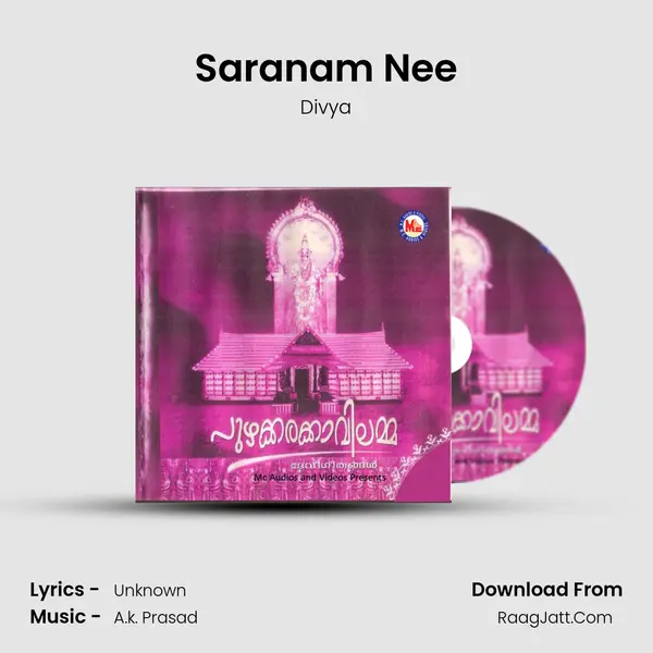 Saranam Nee MP3 Song by Divya Cover