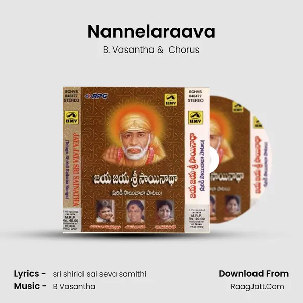 Nannelaraava MP3 Song by B. Vasantha Cover