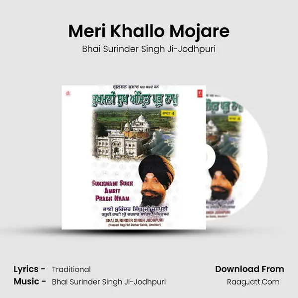 Meri Khallo Mojare MP3 Song by Bhai Surinder Singh Ji-Jodhpuri Cover