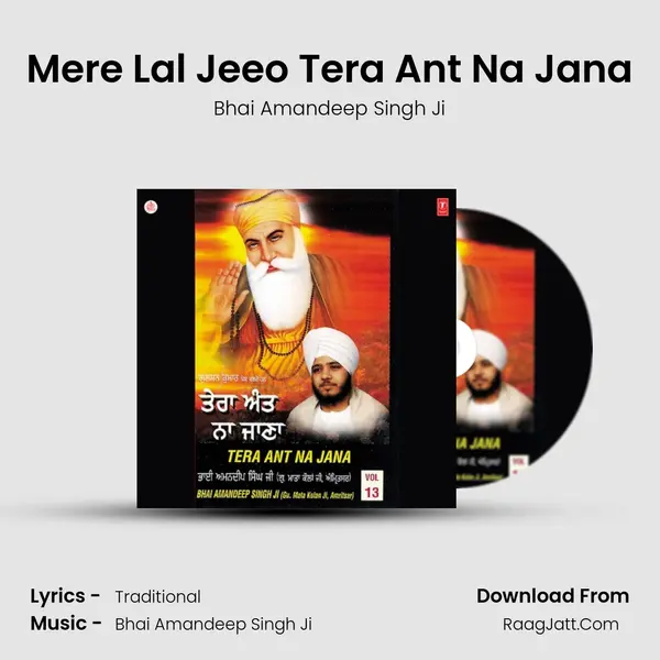 Mere Lal Jeeo Tera Ant Na Jana MP3 Song by Bhai Amandeep Singh Ji Cover