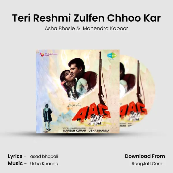 Teri Reshmi Zulfen Chhoo Kar MP3 Song by Asha Bhosle Cover