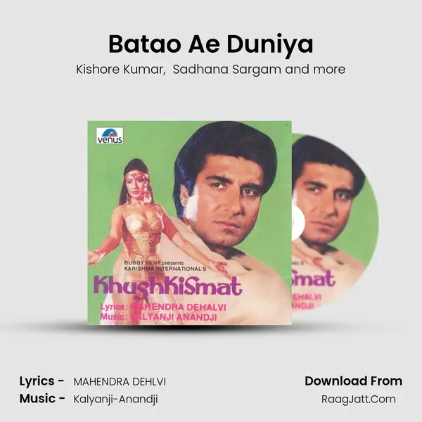 Batao Ae Duniya MP3 Song by Kishore Kumar Cover