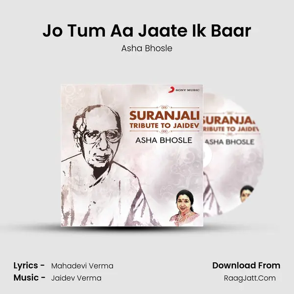 Jo Tum Aa Jaate Ik Baar MP3 Song by Asha Bhosle Cover