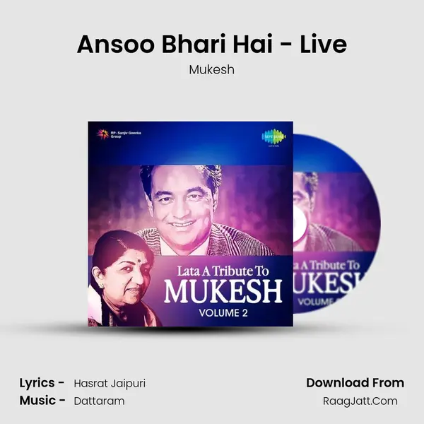 Ansoo Bhari Hai - Live MP3 Song by Mukesh Cover