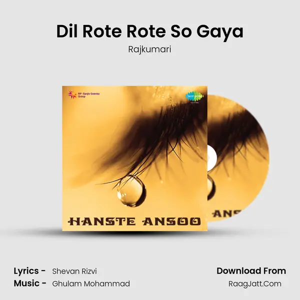 Dil Rote Rote So Gaya MP3 Song by Rajkumari Cover