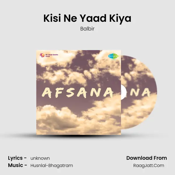 Kisi Ne Yaad Kiya MP3 Song by Balbir Cover