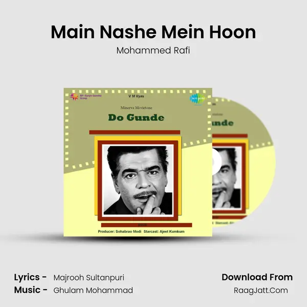 Main Nashe Mein Hoon MP3 Song by Mohammed Rafi Cover
