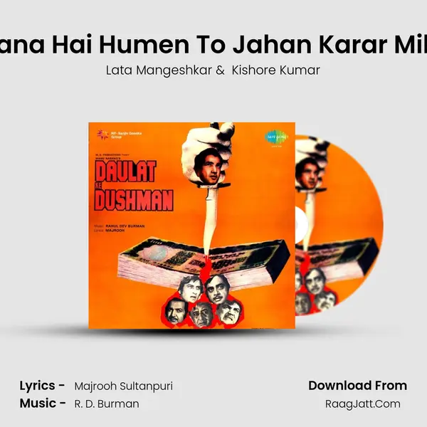 Jana Hai Humen To Jahan Karar Mile MP3 Song by Lata Mangeshkar Cover