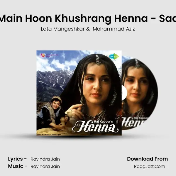 Main Hoon Khushrang Henna - Sad MP3 Song by Lata Mangeshkar Cover