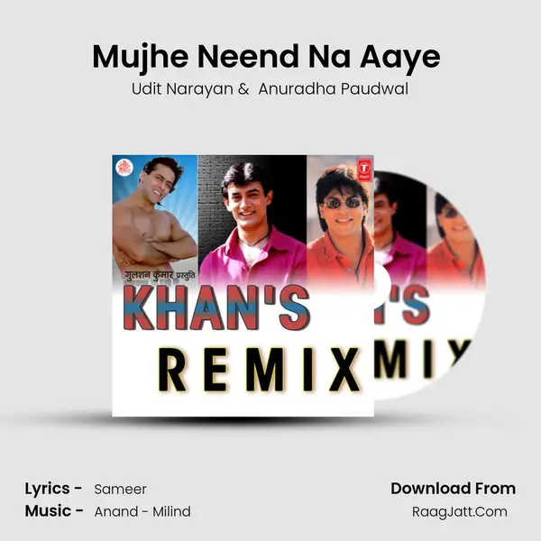 Mujhe Neend Na Aaye (Remix) MP3 Song by Udit Narayan Cover