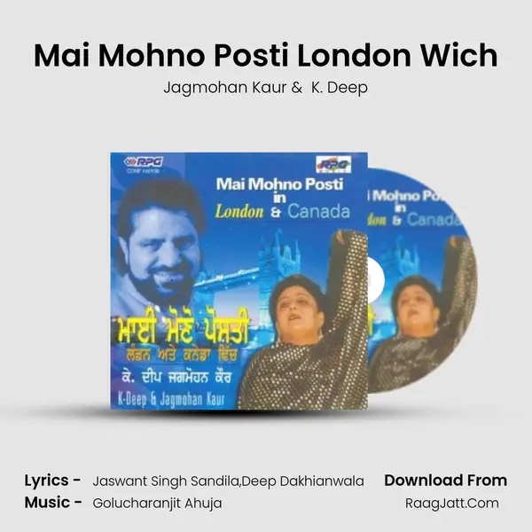 Mai Mohno Posti London Wich MP3 Song by Jagmohan Kaur Cover