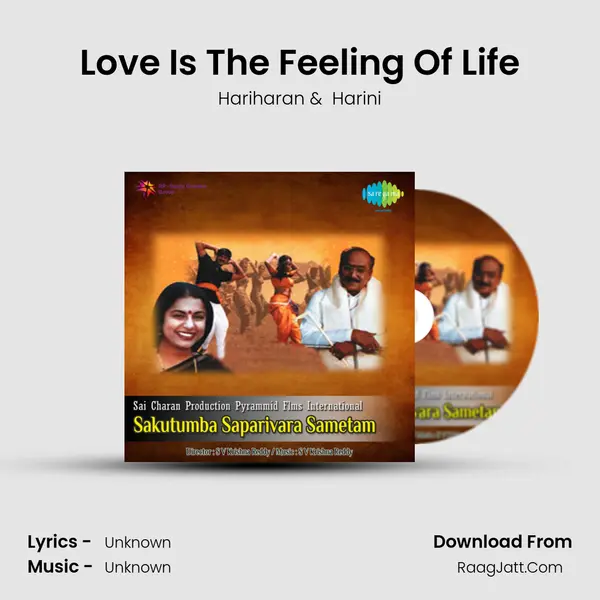 Love Is The Feeling Of Life MP3 Song by Hariharan Cover