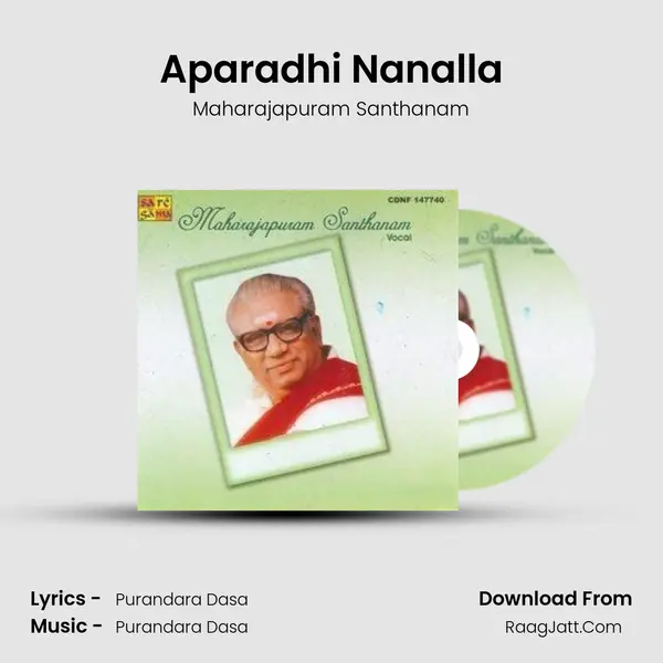 Aparadhi Nanalla MP3 Song by Maharajapuram Santhanam Cover