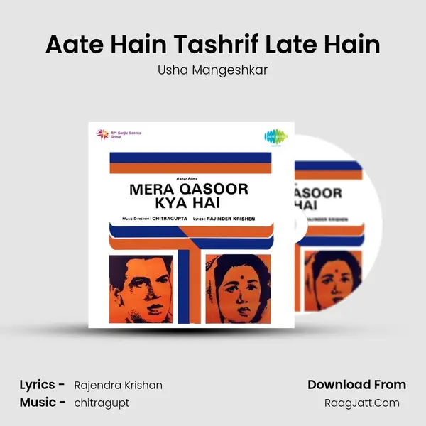 Aate Hain Tashrif Late Hain MP3 Song by Usha Mangeshkar Cover