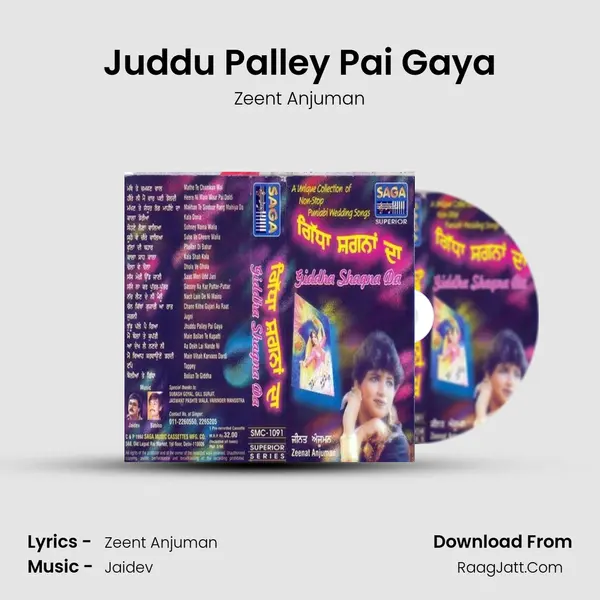 Juddu Palley Pai Gaya MP3 Song by Zeent Anjuman Cover