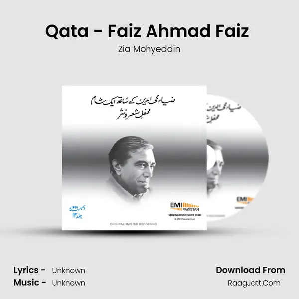 Qata - Faiz Ahmad Faiz (Live) MP3 Song by Zia Mohyeddin Cover