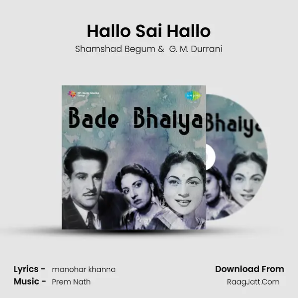 Hallo Sai Hallo MP3 Song by Shamshad Begum Cover