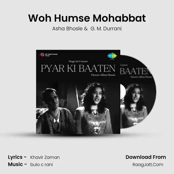 Woh Humse Mohabbat MP3 Song by Asha Bhosle Cover