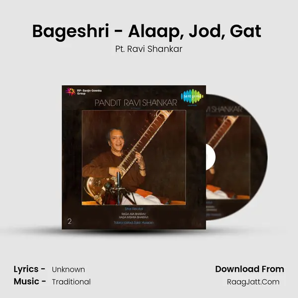 Bageshri - Alaap, Jod, Gat (Live) MP3 Song by Pt. Ravi Shankar Cover