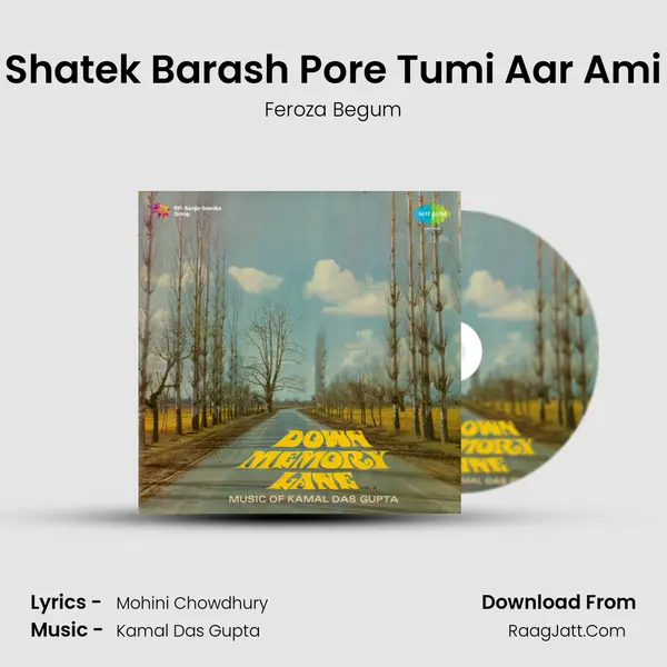 Shatek Barash Pore Tumi Aar Ami MP3 Song by Feroza Begum Cover