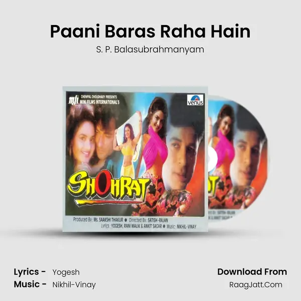 Paani Baras Raha Hain MP3 Song by S. P. Balasubrahmanyam Cover