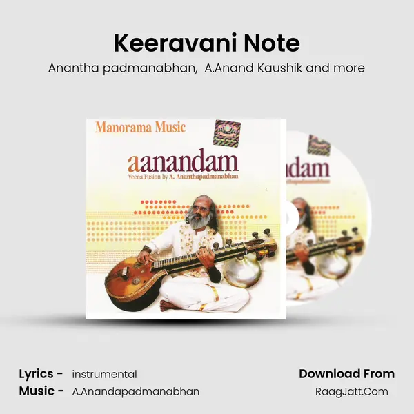 Keeravani Note MP3 Song by Anantha padmanabhan Cover