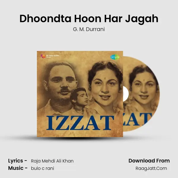 Dhoondta Hoon Har Jagah MP3 Song by G. M. Durrani Cover