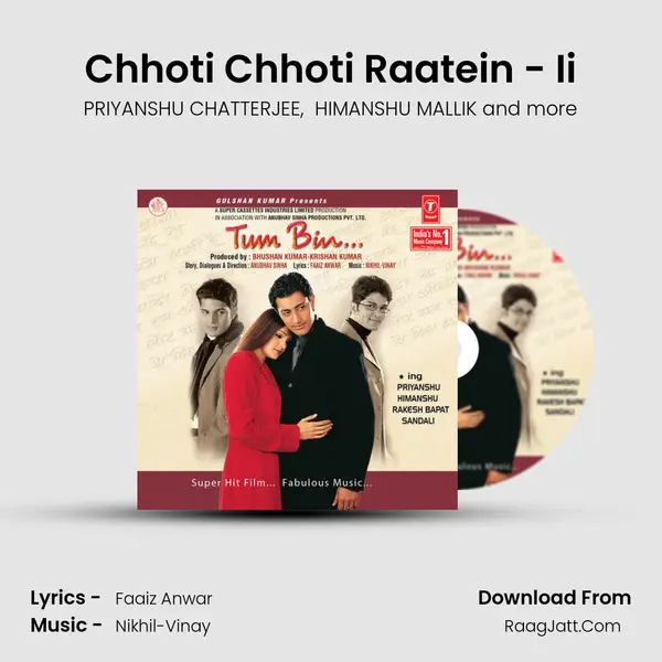 Chhoti Chhoti Raatein - Ii MP3 Song by PRIYANSHU CHATTERJEE Cover