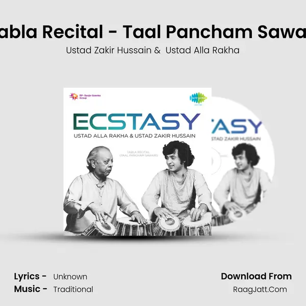 Tabla Recital - Taal Pancham Sawari MP3 Song by Ustad Zakir Hussain Cover