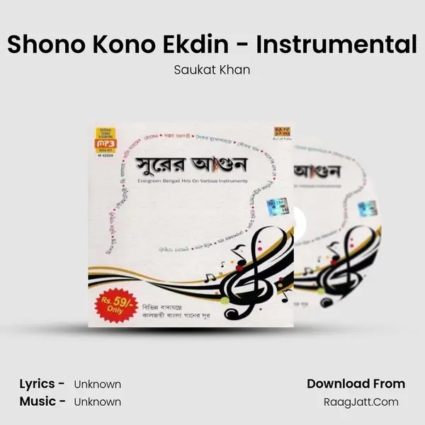 Shono Kono Ekdin - Instrumental MP3 Song by Saukat Khan Cover
